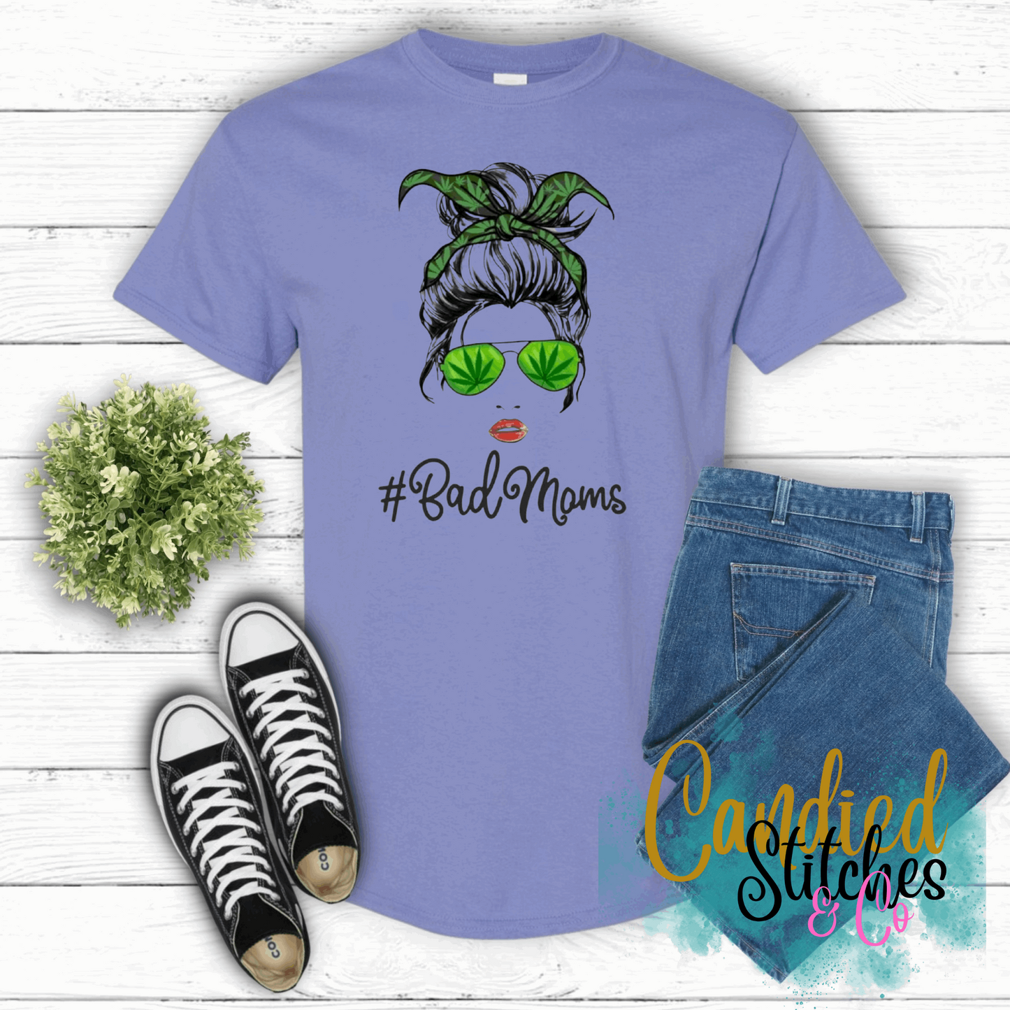 Bad moms tee