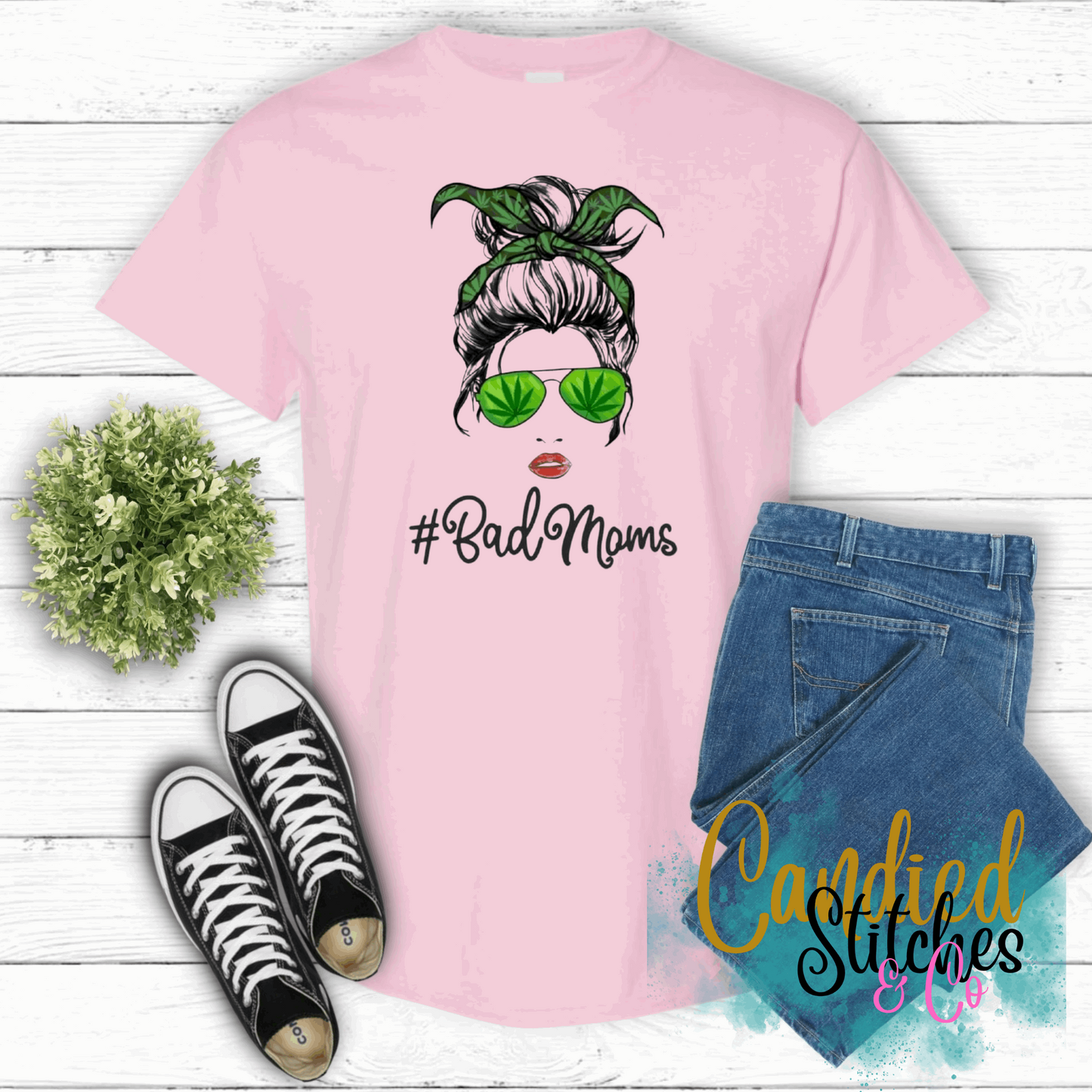 Bad moms tee