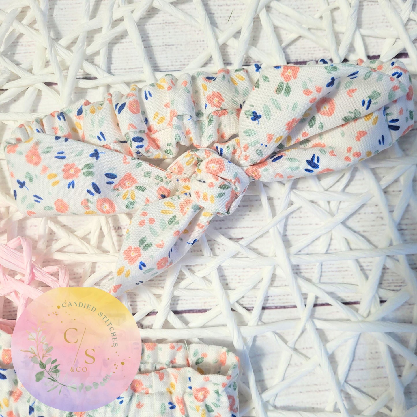 Baby bloomers with headband