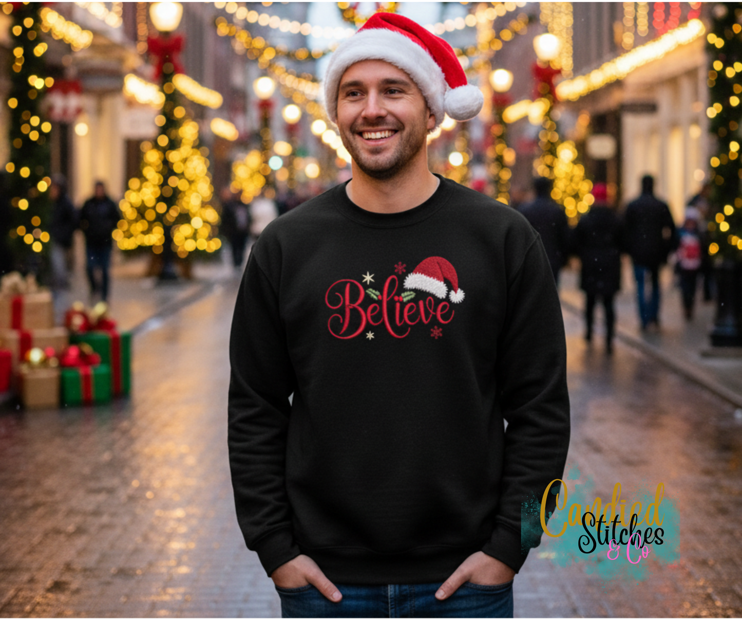 Believe- Christmas sweatshirt