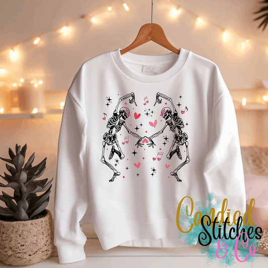 Valentine's dancing skellingtons