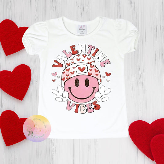 Retro smiley Valentine's shirt