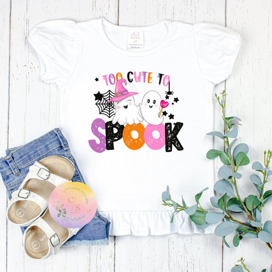 Too cute to spook shirt